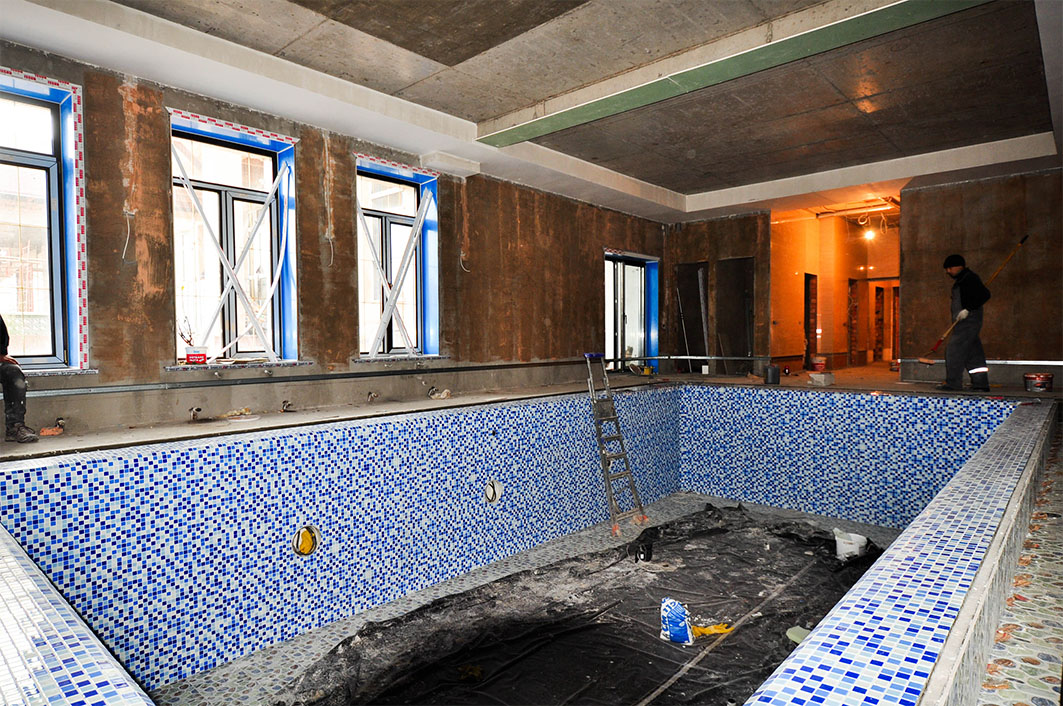 Ремонт чаши бассейна и замена оборудования в Астане Pool-Service